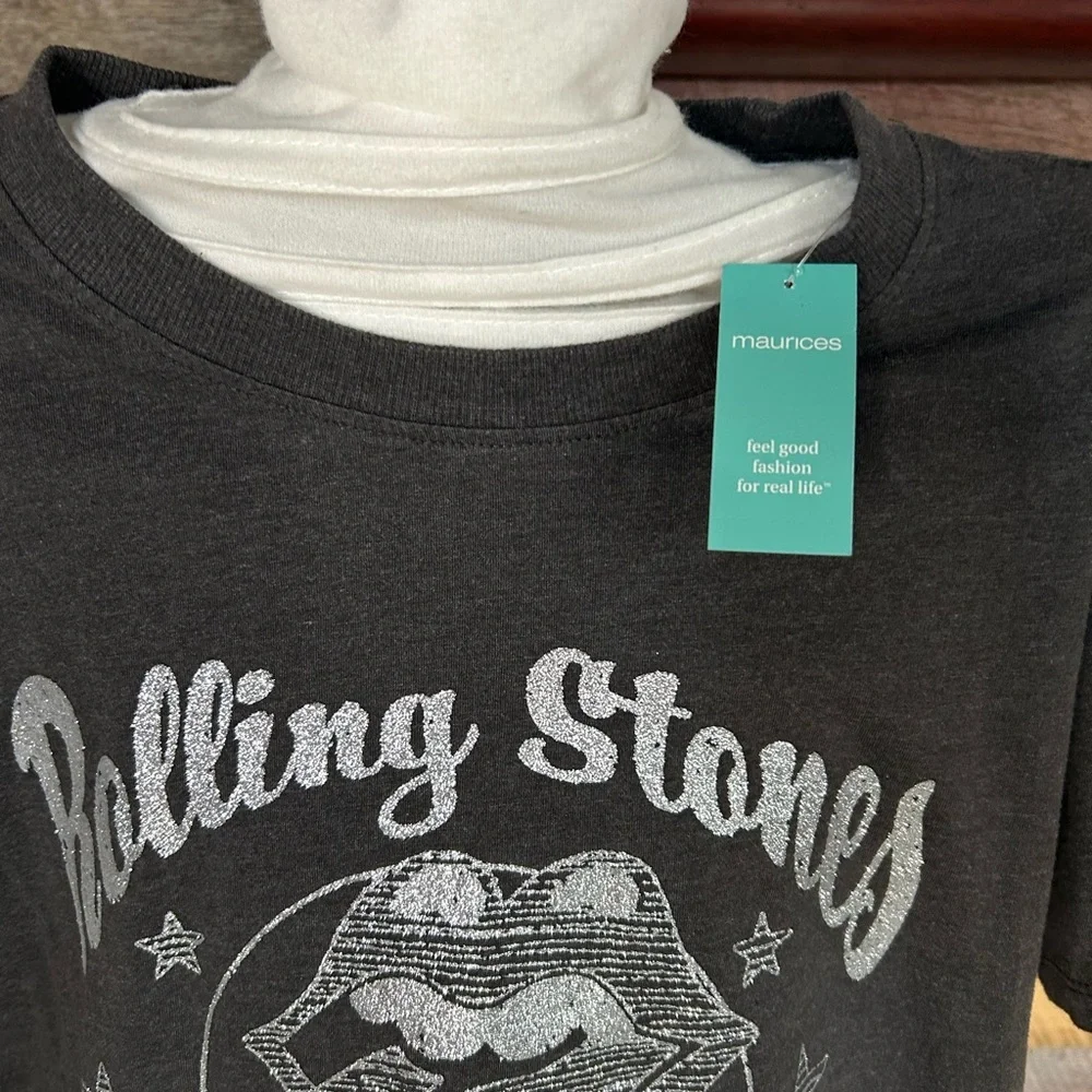 NWT-Rolling Stone’s 1981 American Tour Graphic Band Tee- XS - Picture 4 of 9